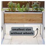 New Deluxe Raised Planter Box.   Aspen Ash