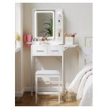 New  Small Vanity Desk for Compact Space: Mini