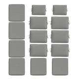 Grey Outdoor Patio Cushion Slipcovers All-Weather