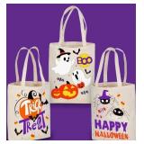 3 New  13.2" Large Halloween Tote Bags for Kids