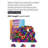 ( New)  550 Piece  Sensory Stone Stress /Anxiety