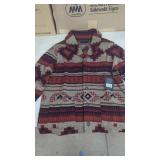 New XL Cardigan.  Red Dahlia.