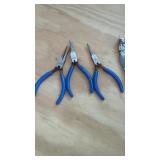 3 New Pair Klein Long Needle Nose Pliers Extra