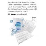 (New).  3pk Reusable Ice Sheets for coolers or