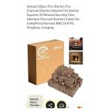 20pcs Fire Starter, Fire Charcoal Starter,