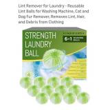 (12) Reusable Lint Balls for washing machine