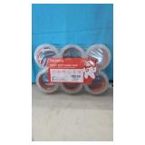 (6) Rolls Heavy Duty Shipping/ Packing Clear Tape