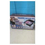 (New). 18pk Vacuum Seal Travel Bags with Electric