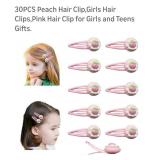 (New) 30pc Pink Hair Clips for girls