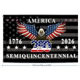 (New) 1776-2026 USA 250th Anniversary Flag 3