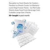 (3) Reusable Ice Sheet Packs for coolers