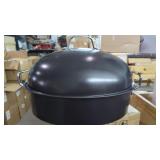 New Large Oval Non-Stick Roaster with Self