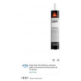 (6 ) Retail $35. Each.  Sikaflex 255 FC Black