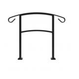 New Aluminum Handrail Kit  for 3 Steps. Matte