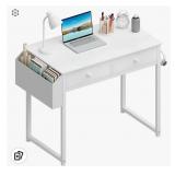 New Small  White Kids Desk with Drawers for
