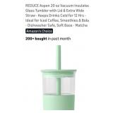 (New) REDUCE Aspen 20 oz Vacuum Insulated Glass