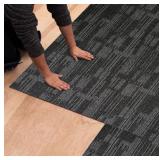 (18) Grey 24"  x 24"Carpet Tiles upholstered