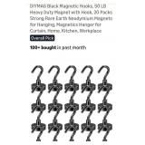 20pk Magnetic Hooks