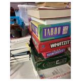 Board games, books, & game books