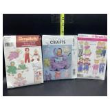 Baby doll clothes layouts