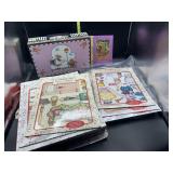 Mary engelbreit book, storage box and paper dolls