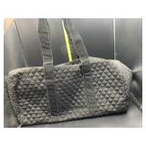 Large quilted over night bag - new