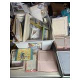 Large lot of greeting cards notecards, and note