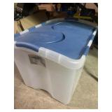 Sterilite split top storage tote with lid