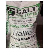 50 lb bag of deicing rock salt