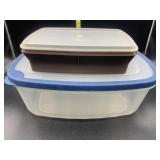 Tupperware and Rubbermaid containers