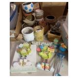 Flower pots and garden decor