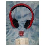 Red Headphones (Rechargeable?) & Rayovac