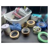 Trash bags, tape, and more