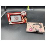 Betty boop wallet and picture frame