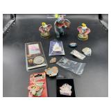 Dumbo pins, coin, and toys
