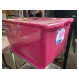 Sterilite 66qt storage tote with lid