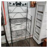 Folding Shelf Stand.  3 Shelves 20" Wide, 4