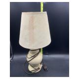 Cream colored lamp
