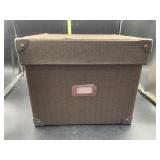 Fabric file box