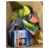 Misc kitchen items- cups, dusters, bowls,