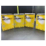 4 4 packs of 60 watt soft white light bulbs