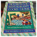 Cookbooks. moosewood,Bean, pasta,,Breads & more