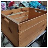 Wood Crate. (great for L.P. Records)