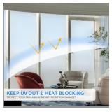 Window Privacy Film , Static Cling, Anti UV, Heat