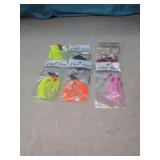(6)Chatterbait fishing lures for bass, pike,perch
