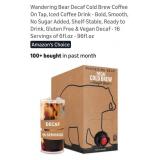 Vegan Decaf Straight Black Cold Brew Coffee in a