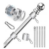 New 304  Stainless Steel Flag Poles, 6 FT Flag
