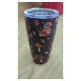 New Mushroom Tumbler with Lid and Straw 20oz