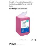 Scott Foam Skin Cleanser with Moisturizers.  (