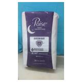 36) Poise Overnight Pads